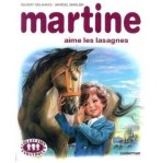 Martine aime les lasagnes