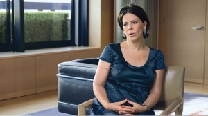 Portrait d'Alexandra Palt, Directrice Responsabilité Sociétale et Environnementale chez L'Oréal, en 2014.